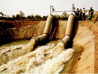 Although employment opportunities are strong in the United States, water planners and managers are needed worldwide. Irrigation projects, such as this one on Senegal's border, are among the resource development and utilization projects that require water resource professionals with various types of expertise.