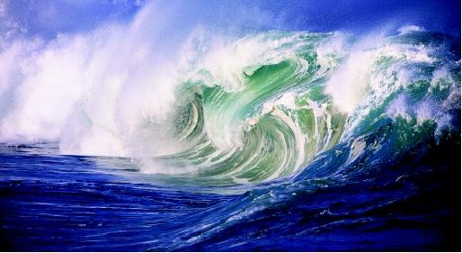 Ocean waters are a source of usable energy by virtue of their physical and chemical characteristics. The energy of waves, tides, currents, and temperature and salinity gradients can be harnessed by existing technologies, and could some day be a more widespread source of power.