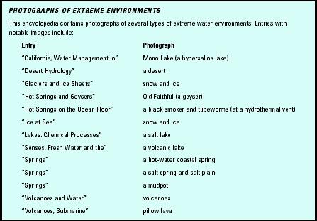 Life in Extreme Water Environments